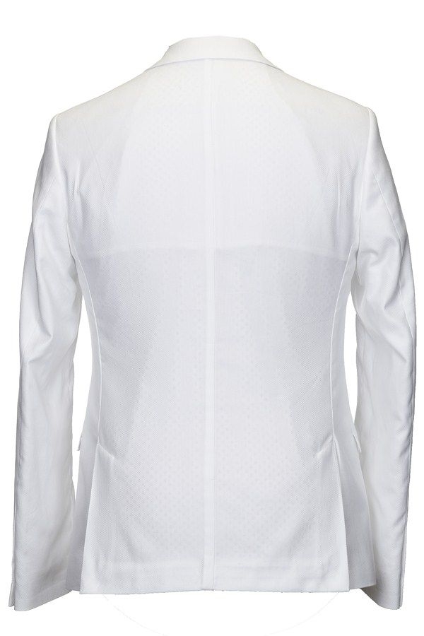 Americana otoman blanco espalda